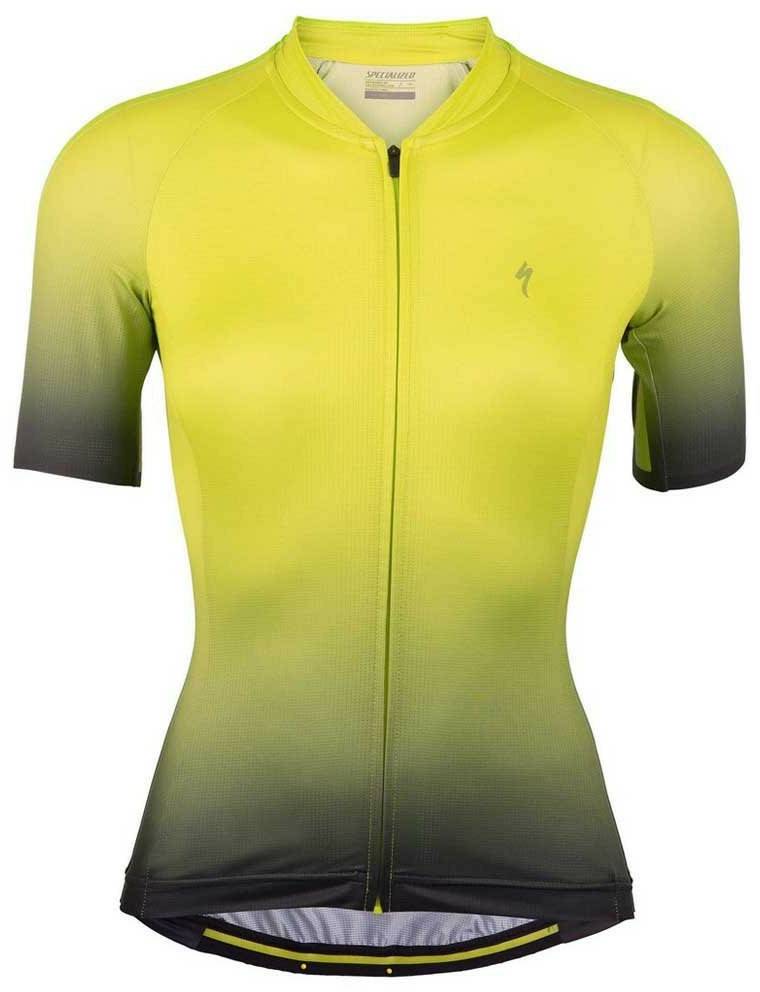 Nature & Découvertes Specialized Hyprviz Sl Air Black / Yellow Maillots cyclisme