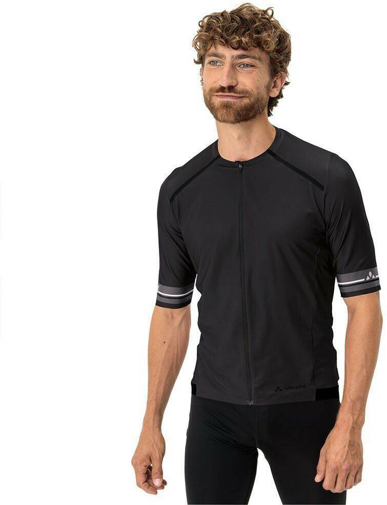 Nature & Découvertes VAUDE Bike Furka II Short Sleeve Jersey (Black) Men Maillots cyclisme